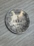 1 динар 1904 г, Кралство Сърбия - сребърна монета, снимка 1