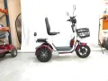 Електрическа триколка EcoWay М31 бордо цвят 500W задно задвижване, снимка 3