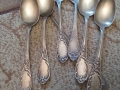 Посребрени прибори  лъжици и черпак  26318, снимка 5