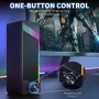 Компютърни високоговорители EnjoyNest, RGB високоговорители, USB захранване, 3,5 mm Aux, снимка 5