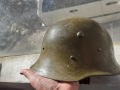 ВСВ стара българска военна каска по немски образец, снимка 7