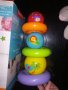 Пирамида с рингове и топки  Fisher price , снимка 2