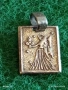 Сребърен медальон с зодиакален знак ДЕВА Virgo много красив нежно Арт бижу 52683, снимка 2