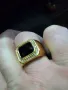 Мъжки пръстен благородна стомана позлатен златен цвят !, снимка 6