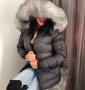 Дамско яке с лисица Moncler код 128, снимка 1 - Якета - 38739215