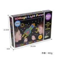 Креативен детски 3D светещ пъзел, 180 части, снимка 4 - Игри и пъзели - 44227568