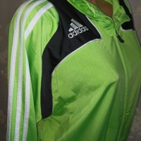 Adidas L, XL -Неоновозелено оригинално горнище , снимка 2 - Спортни дрехи, екипи - 42266258