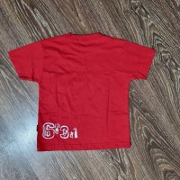 Червена тениска 100см-5лв.НОВА, снимка 2 - Детски тениски и потници - 39878837