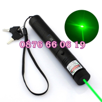 Мощен зелен лазер, Лазер пойнтер с проекция до 10000 метра, снимка 2 - Друга електроника - 44672907