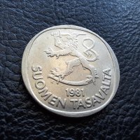 Монета 1 маркка 1981 г. Финландия- красива !, снимка 2 - Нумизматика и бонистика - 42478495