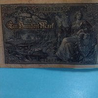 Райх банкнота - 100 марки 1910 година Германия зелен печат за колекция - 18896, снимка 12 - Нумизматика и бонистика - 31186592