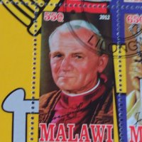 Пощенски марки  чиста комплектна серия ПАПА ЙОАН ПАВЕЛ ВТОРИ поща Малави за колекция 29322, снимка 4 - Филателия - 37691089