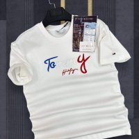 Мъжка бяла тениска Tommy Hilfiger  кодVL55H, снимка 1 - Тениски - 44496140
