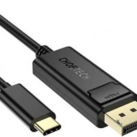 CHOETECH USB C към DP кабел (4K @ 60Hz), USB Type C Thunderbolt 3 към DP кабел -180 см, снимка 1 - Кабели и адаптери - 37742479
