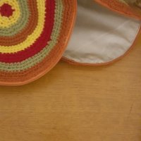 Ръчно плетена чантичка за гримовете , снимка 4 - Други - 30903593