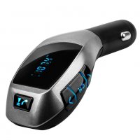 1619 Стилен Bluetooth трасмитер за автомобил с високоговорител Х5, снимка 5 - Аксесоари и консумативи - 30852548