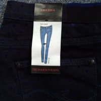 Оригинални TRU TRUSSARDI елегантни тъмно сини панталони Мр-р, снимка 2 - Панталони - 35377972