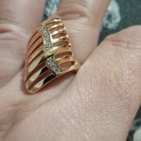 НОВО 14 КР Позлатен пръстен-xp l10-високо качество, снимка 2 - Пръстени - 44173549