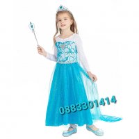Рокля Елза Замръзналото кралство Frozen , снимка 10 - Детски рокли и поли - 34456068