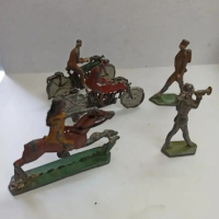 Колекция много стари немски оловни войници, снимка 2 - Антикварни и старинни предмети - 44778663