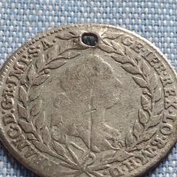 Сребърна монета 20 кройцера 1764г. Франц първи Виена Свещена Римска империя 26744, снимка 6 - Нумизматика и бонистика - 42887620