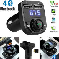 Трансмитер X8 Bluetooth, USB, FM предавател, MP3 плейър, Handsfree, снимка 2 - Аксесоари и консумативи - 44794759