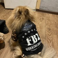 Cool FBI Pet-Топъл Гащеризон за куче,есен,зима,високо качество, снимка 9 - За кучета - 40693465