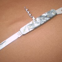 Старо джобно ножче отварачка и тирбушон, снимка 1 - Други ценни предмети - 34017356