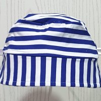 Нова детска моряшка шапка идиотка синьо/бяло райе, от 1 до 18 години, снимка 1 - Шапки, шалове и ръкавици - 29974354