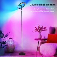 Нова Tisey Подова Лампа за Дневна с RGB и CCT LED Подарък дом, снимка 8 - Лед осветление - 42746361