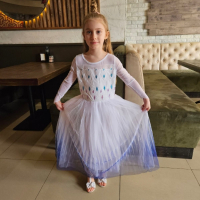 Рокля на Елза от Фроузън-Замръзналото кралство от 3 до 7 г размери , снимка 6 - Детски рокли и поли - 44808179