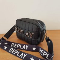 Черна чанта Replay  код SG126, снимка 2 - Чанти - 34125431
