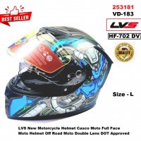 Каска- LVS Helmets- HF702DV -размер - L- -VD-183 /253181, снимка 1 - Аксесоари и консумативи - 38135271