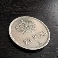 Монета - Испания - 25 песети | 1982г., снимка 1 - Нумизматика и бонистика - 31231460
