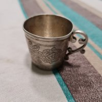 Уникална Сребърна чаша 1897г (19век), снимка 3 - Колекции - 36642244