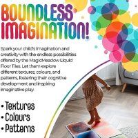 Нов Комплект от 6 течни подови плочки сензорна играчка за деца Подарък, снимка 2 - Други - 42314595