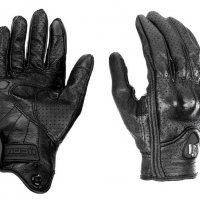 Кожени мото ръкавици за тъчскрийн , снимка 3 - Аксесоари и консумативи - 11621035