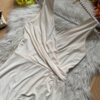 Кремава рокля Н&М, снимка 2 - Рокли - 42100667