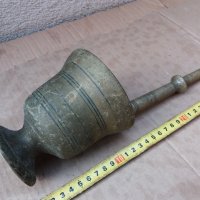 масивно възрожденско бронзово хаванче , снимка 11 - Антикварни и старинни предмети - 34984961