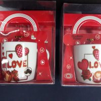 Подходящ подарък за Свети Валентин  . Кошничка чаша сърце - два модела, снимка 9 - Декорация за дома - 35593835