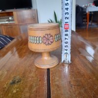 Стара дървена чаша #2, снимка 2 - Други ценни предмети - 38957466