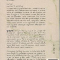 EPICURO - Massime e aforismi /Епикур - Древногръцки афоризми/, снимка 2 - Художествена литература - 31907561