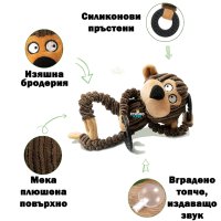 Плюшена играчка за куче Кучешка плюшена играчка Играчки за домашни любимци Играчка за куче, снимка 2 - За кучета - 44397386