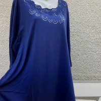 8XL Нова блуза M. Collection в синьо, снимка 5 - Туники - 37340486
