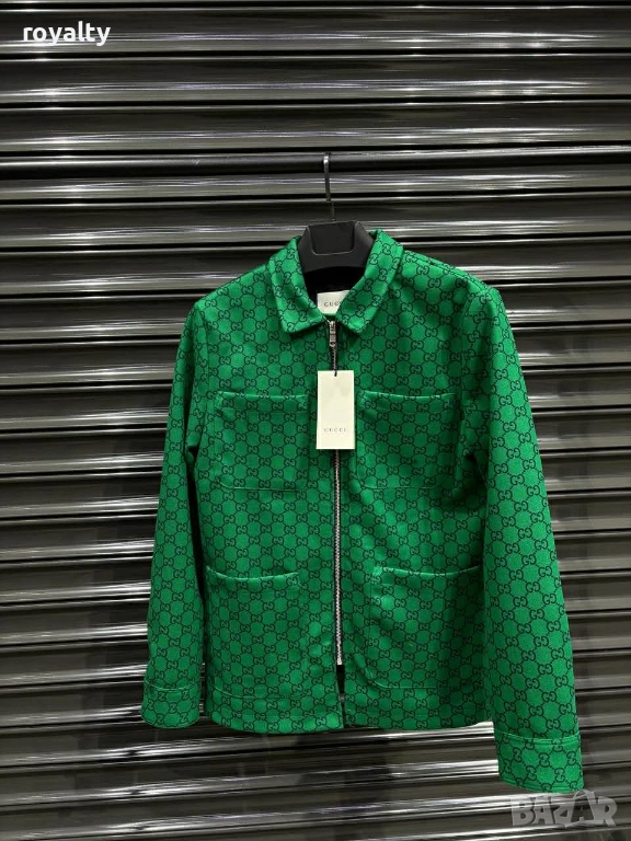 Gucci Зелено Мъжко Палто, снимка 1