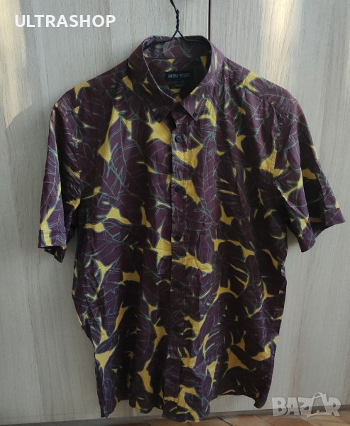 Antony Morato M size Мъжка риза с къс ръкав, снимка 1