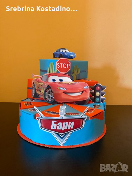 Картонена Торта “ McQueen”, снимка 1