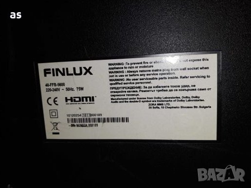 Finlux 40-FFB-5600 на части , снимка 1