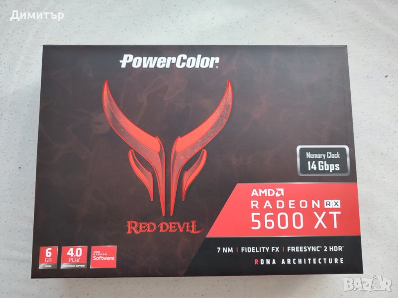 Видео карта Power Color Red Devil RX 5600 XT, снимка 1