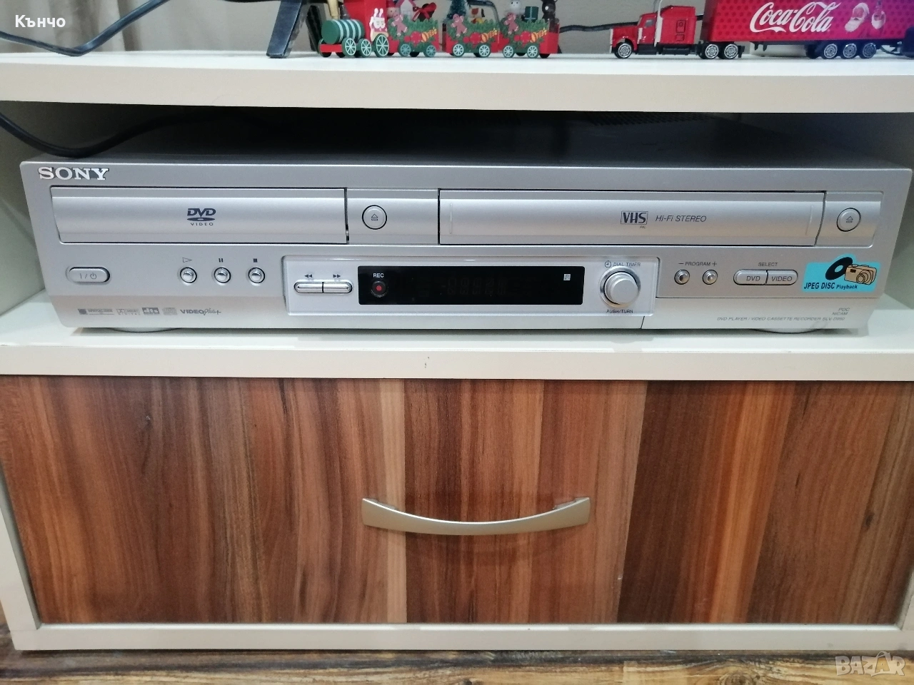 DVD & VHS комбо Sony! , снимка 1